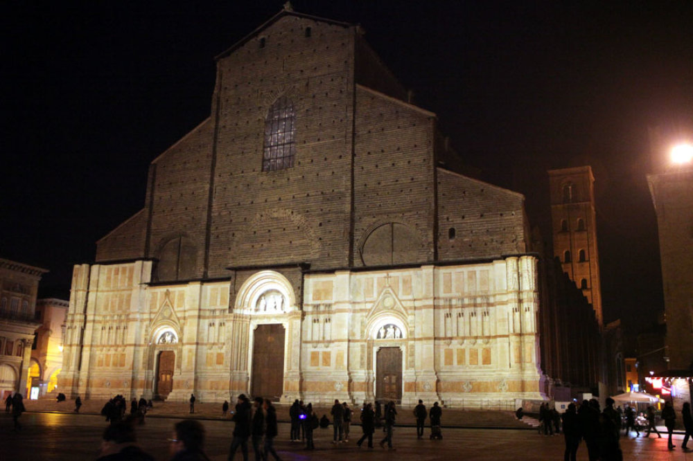 Basilica di San Petronio mit der halbfertigen Fassade