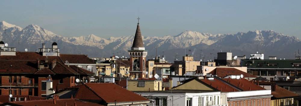 Mailand und die Alpen