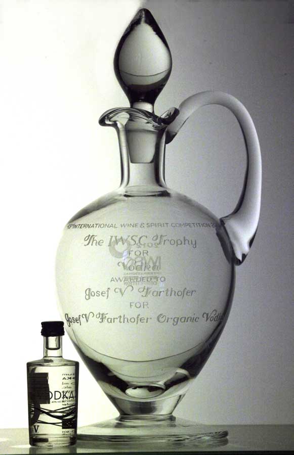IWSC Trophy für den Organic Premium Vodka