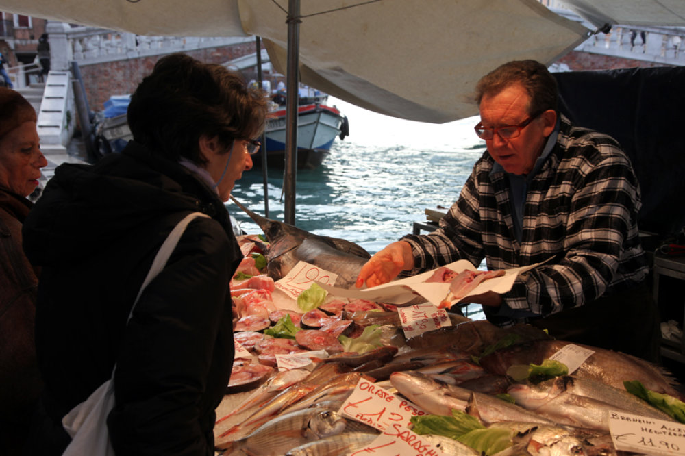 Fischmarkt in Venedig