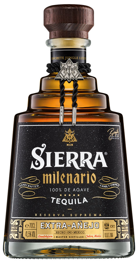 SIERRA milenario Tequila Extra Añejo © Produktfoto