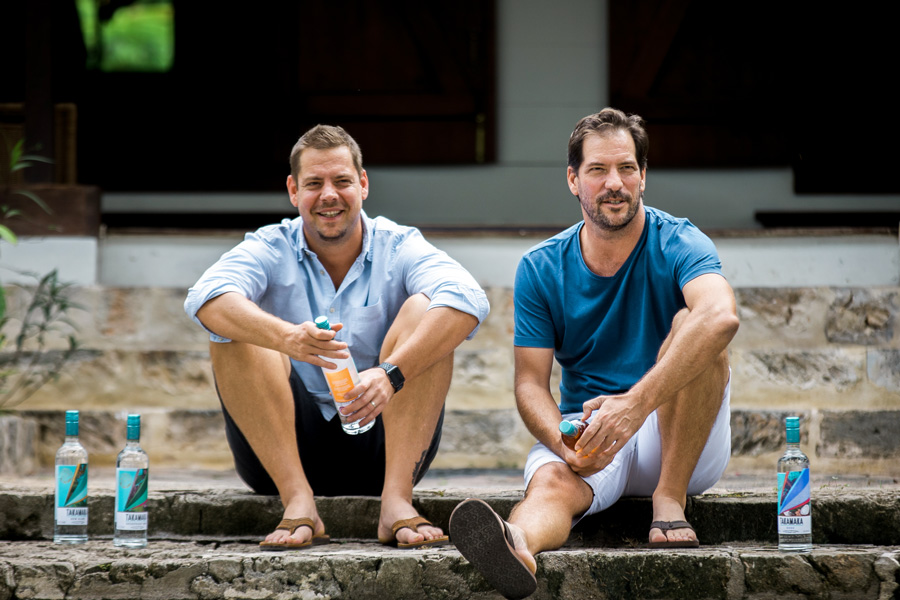 Die Brüder Richard und Bernard d´Offay © Takamaka Rum Die Brüder Richard und Bernard d´Offay © Takamaka Rum